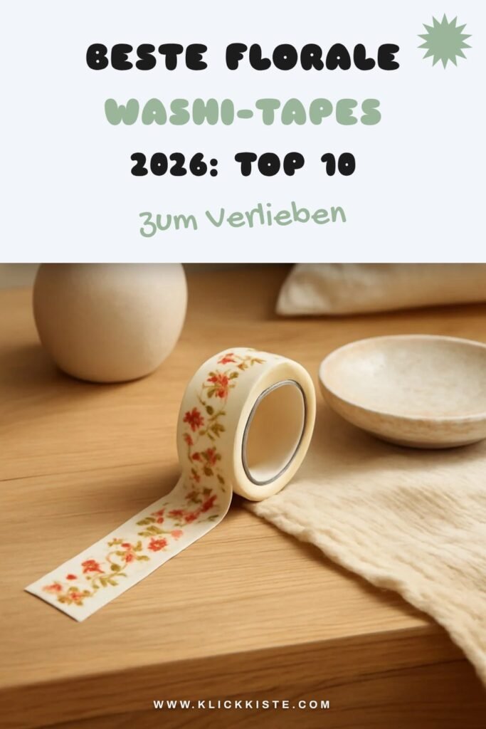 Beste florale Washi-Tapes 2026: Top 10 Bestseller im Test
