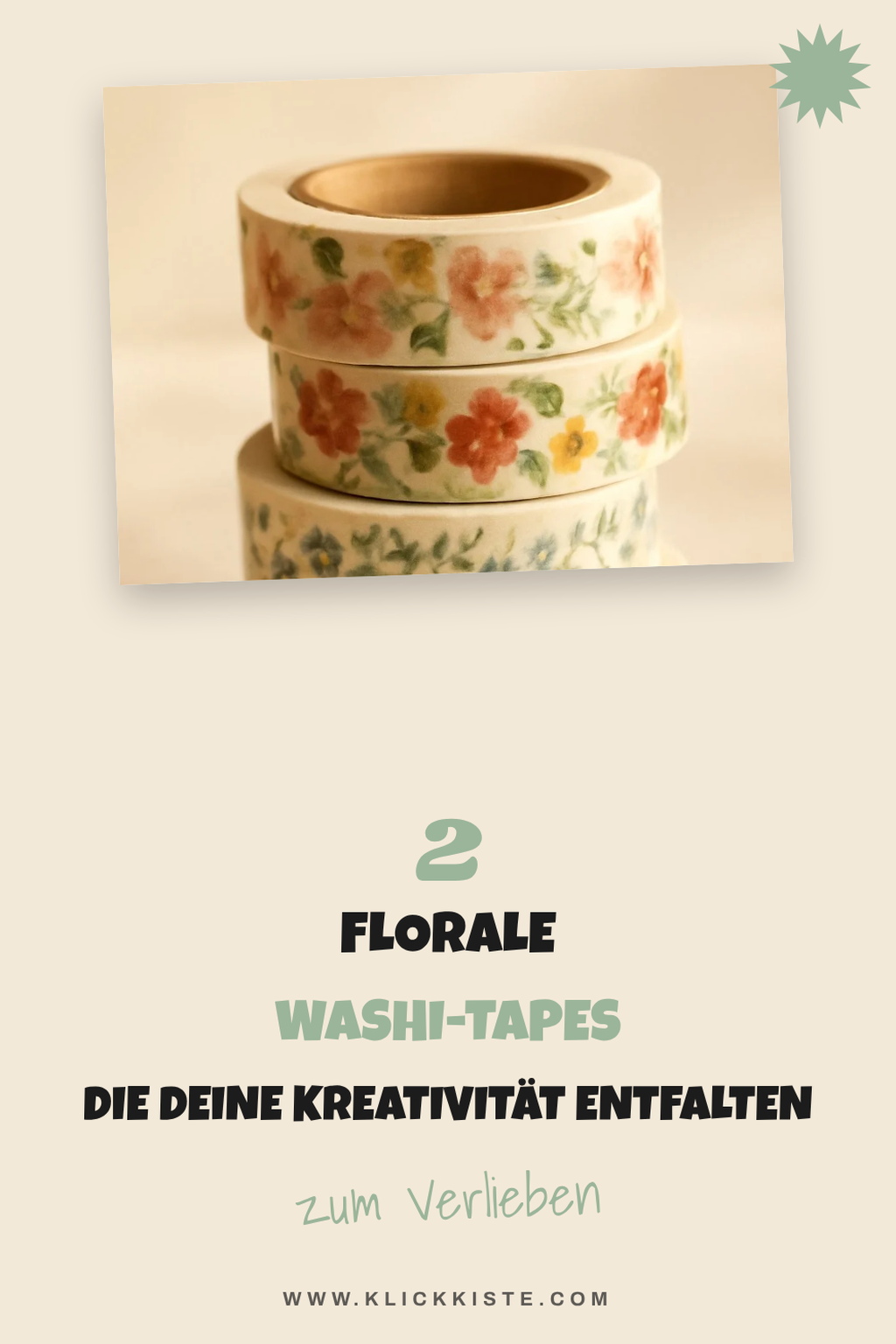 Entdecke die besten floralen Washi-Tapes für kreative Projekte