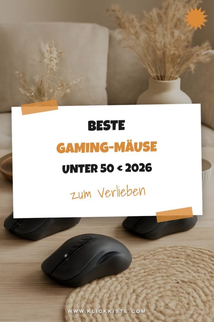 Beste Gaming-Mäuse unter 50 € 2026: Top 10 schnell + präzise
