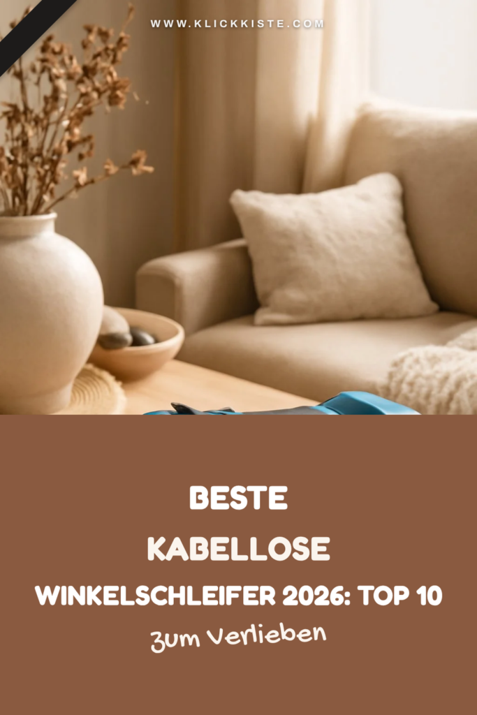 Beste kabellose Winkelschleifer 2026: Top 10 für Werkstatt + Garten