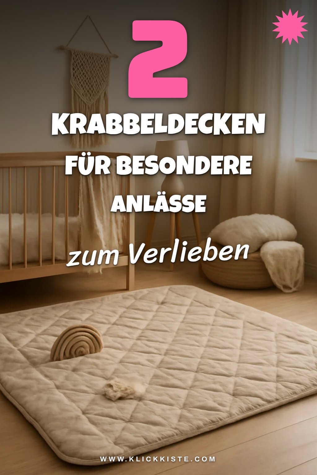 Krabbeldecken für besondere Anlässe