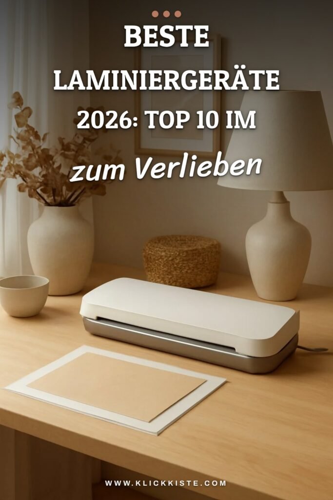 Beste Laminiergeräte 2026: Top 10 im Test + Kaufberatung