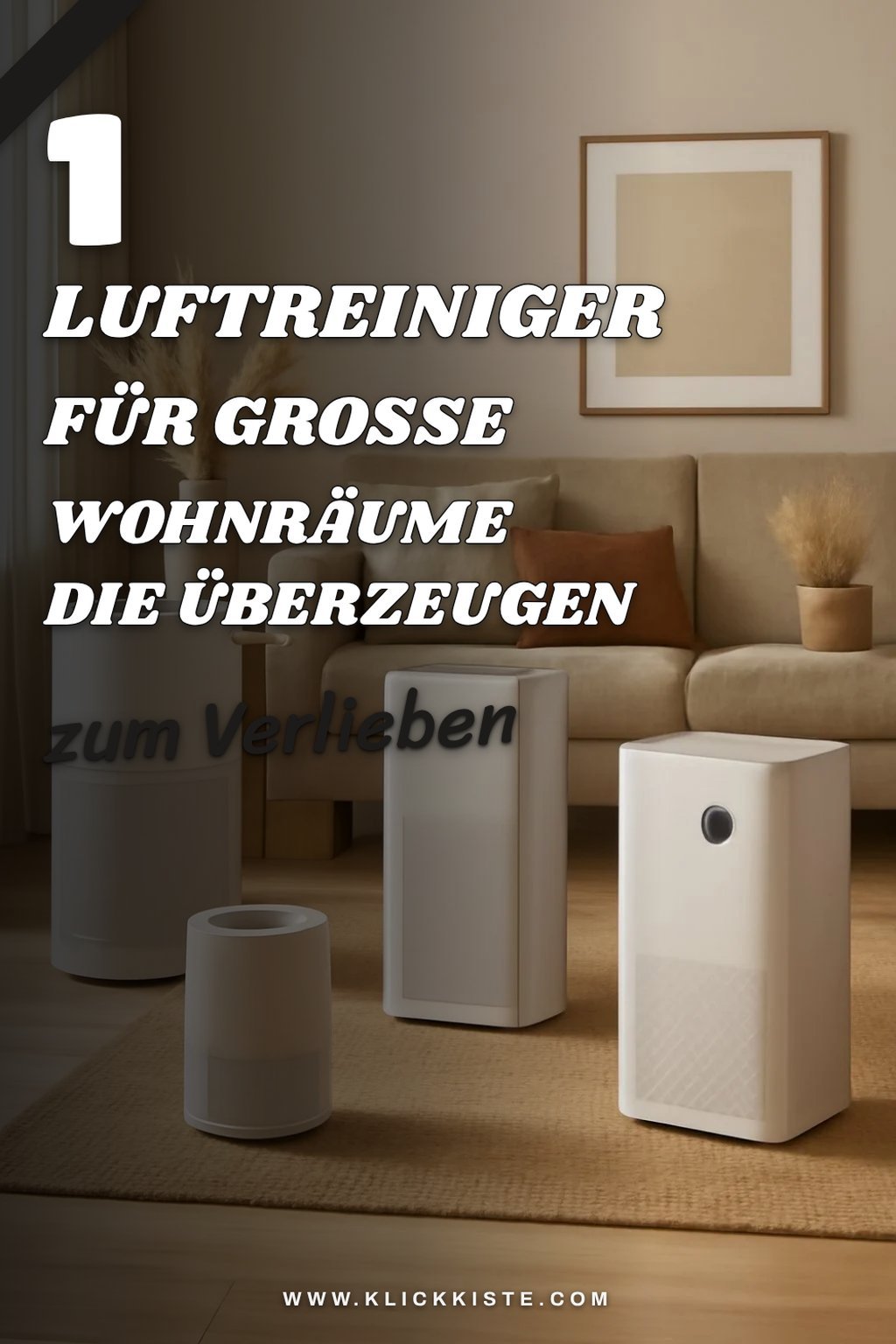 Die 3 besten Luftreiniger für große Wohnräume