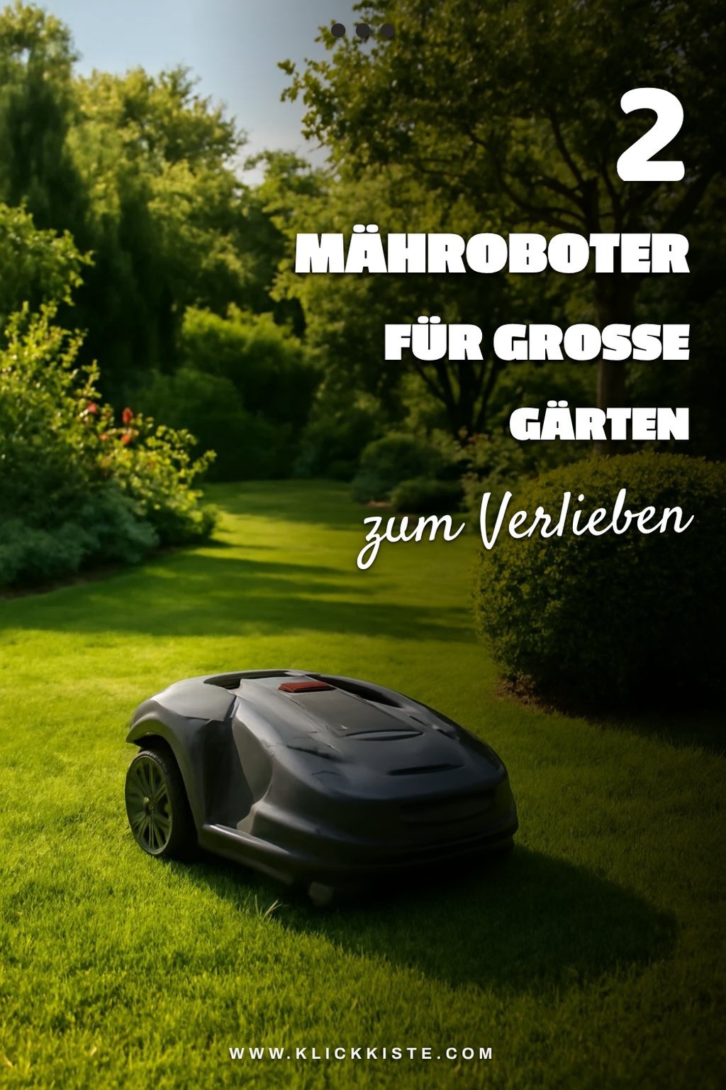 Die besten Mähroboter für große Rasenflächen