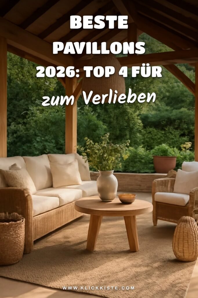 Beste Pavillons 2026: Top 4 für jeden Garten im Praxistest