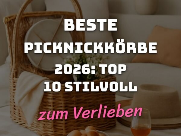 Beste Picknickkörbe 2026: Top 10 stilvoll + komplett ausgestattet