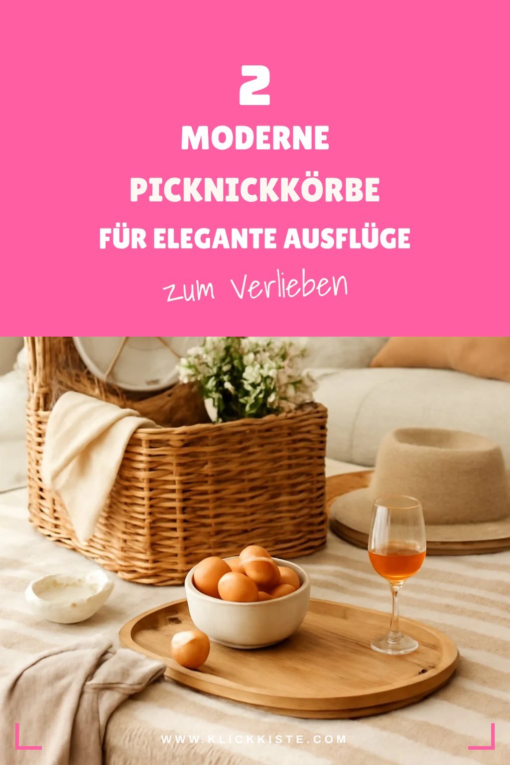 Moderne Picknickkörbe für Stilbewusste