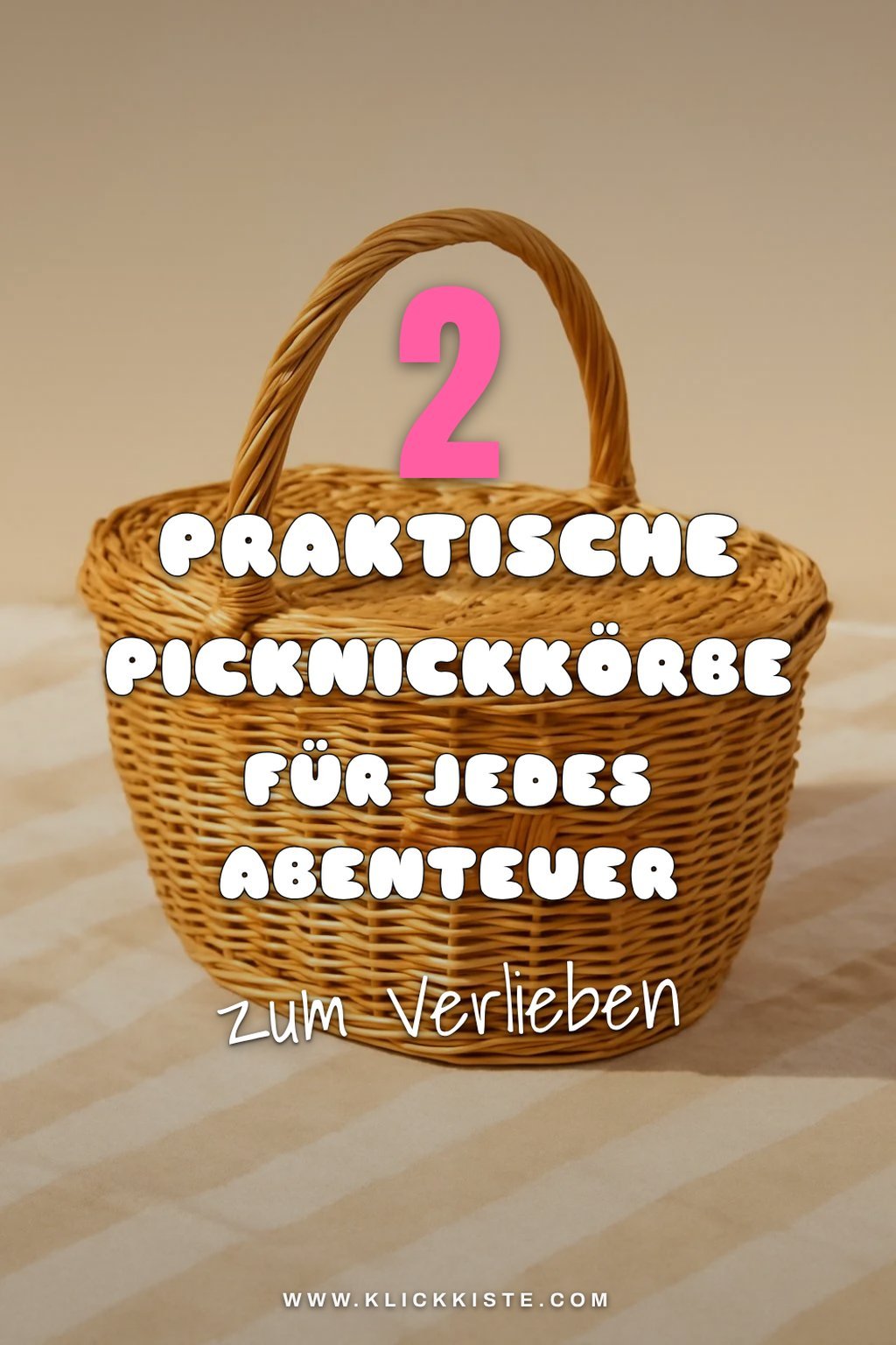 Praktische Picknickkörbe für unterwegs