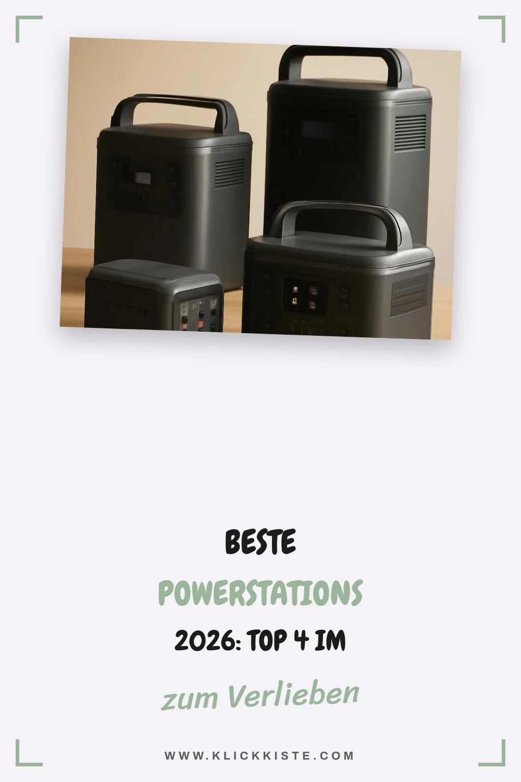 Beste Powerstations 2026: Top 4 im Praxistest + Vergleich — Im Praxistest