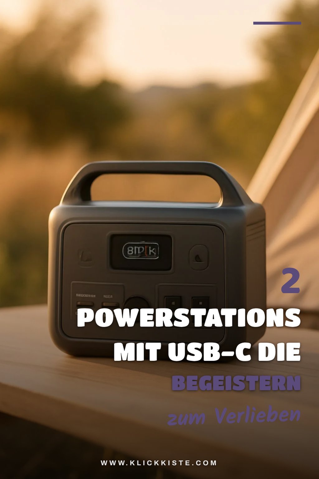 Powerstations mit USB-C-Anschluss