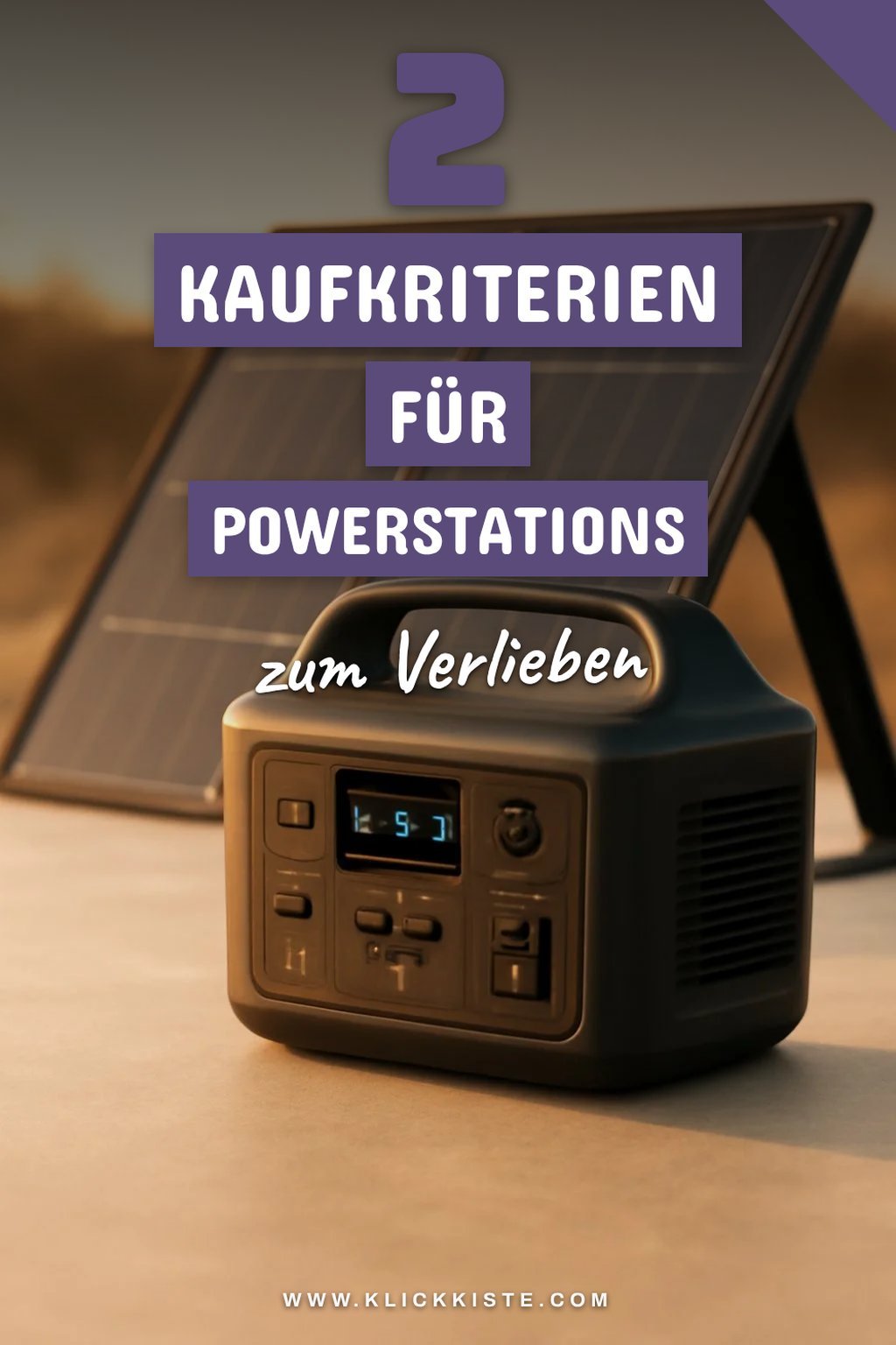 Kaufkriterien für Powerstations