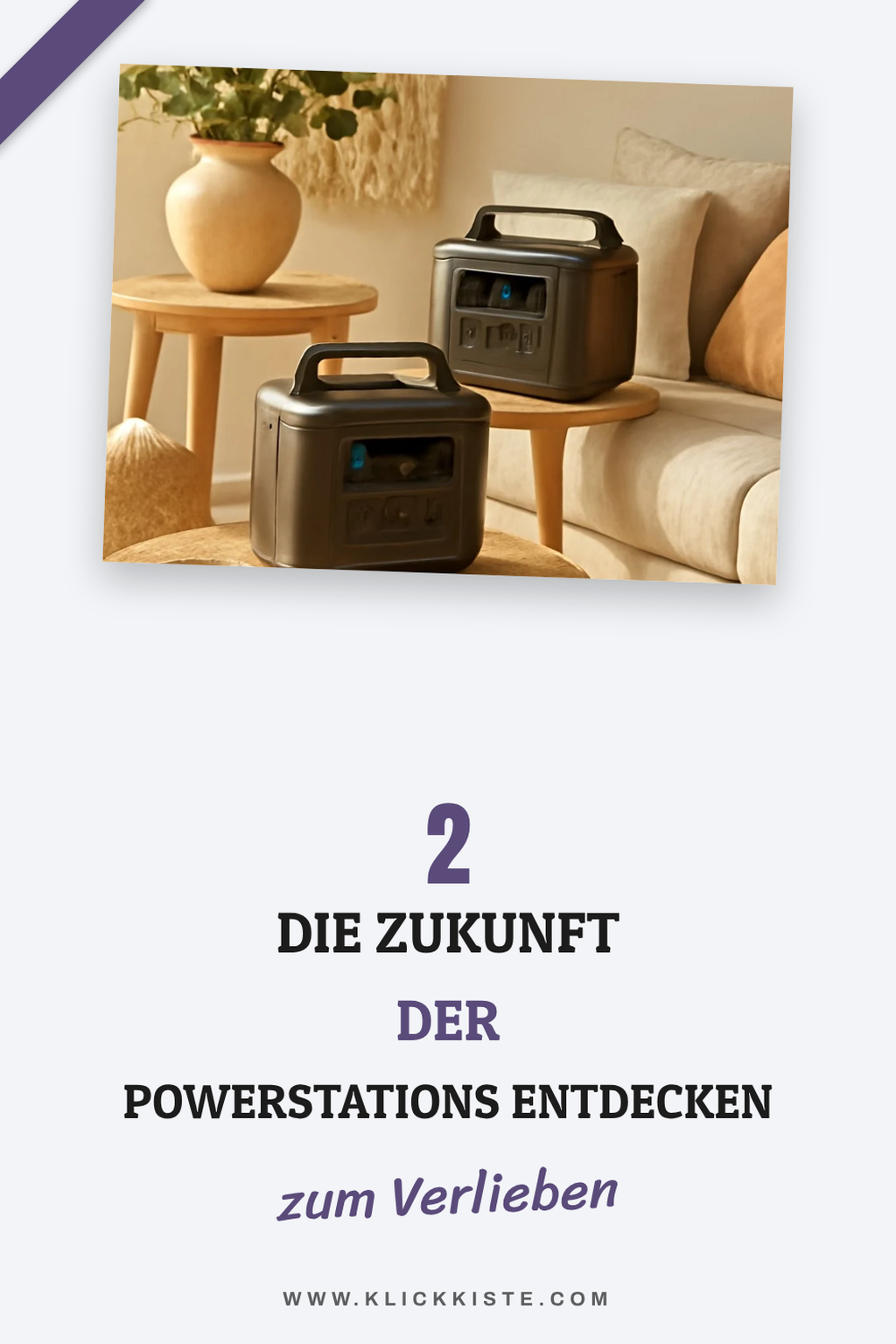 Zukunft der Powerstations für Camping