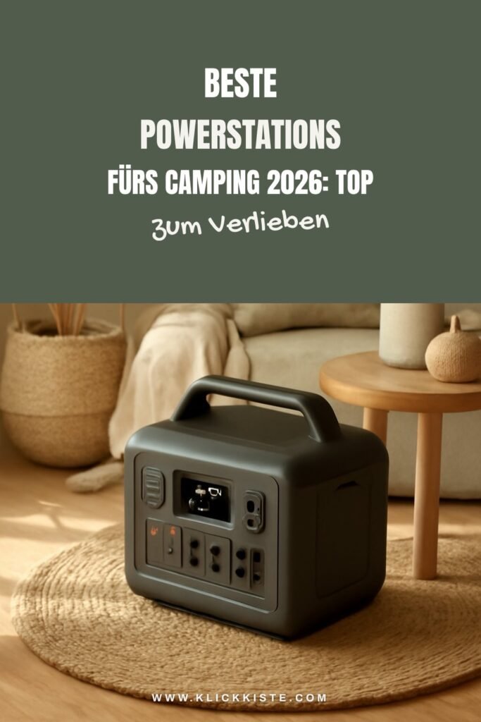 Beste Powerstations fürs Camping 2026: Top 4 im Praxistest