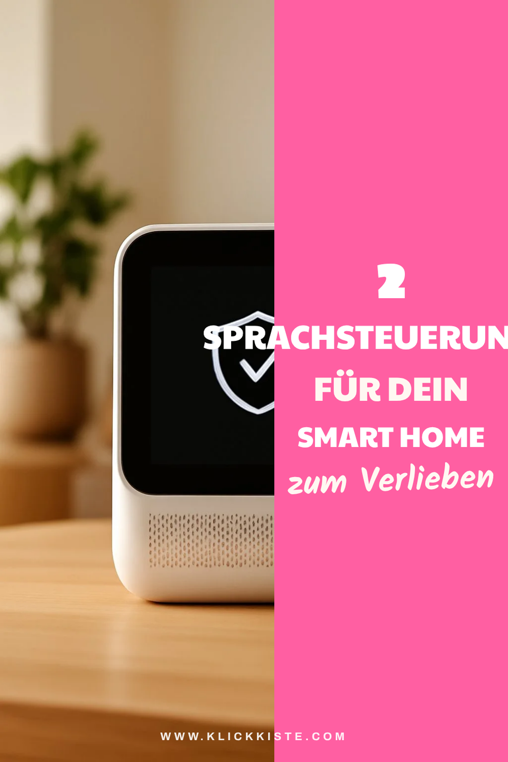 Zentrale für Sprachsteuerung im Smart Home