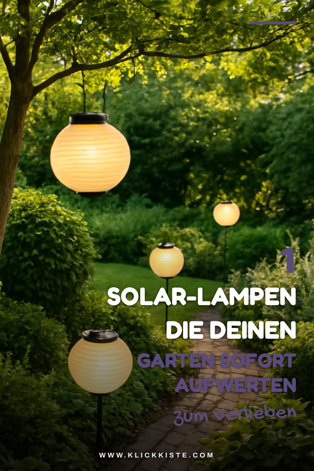 So schaffst du mit Solar-Lampen eine gemütliche Atmosphäre im Garten