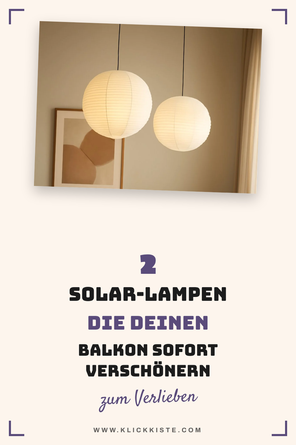 Wie du mit Solar-Lampen deinen Balkon aufwertest