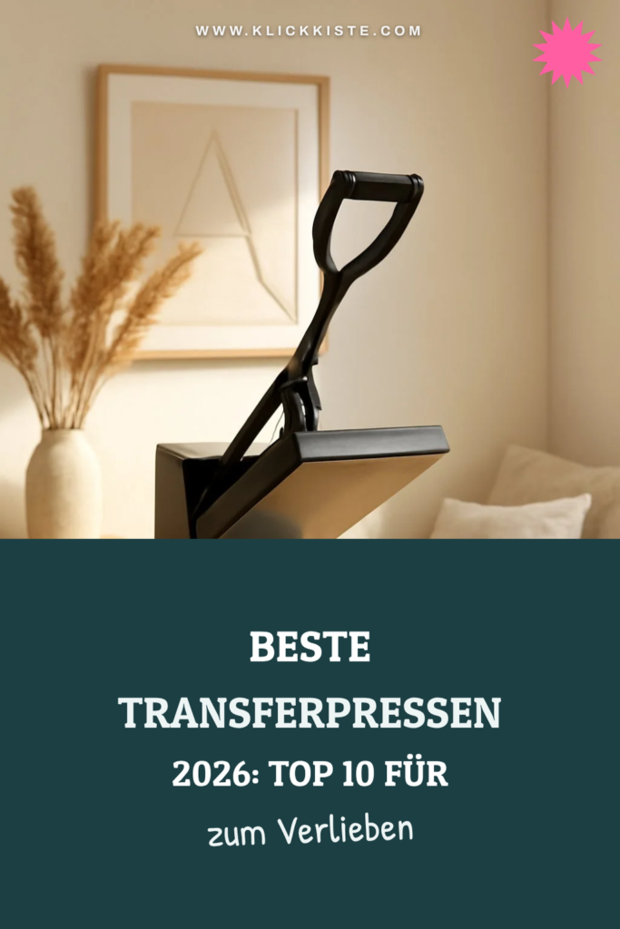 Beste Transferpressen 2026: Top 10 für T-Shirt-Druck + Hobby