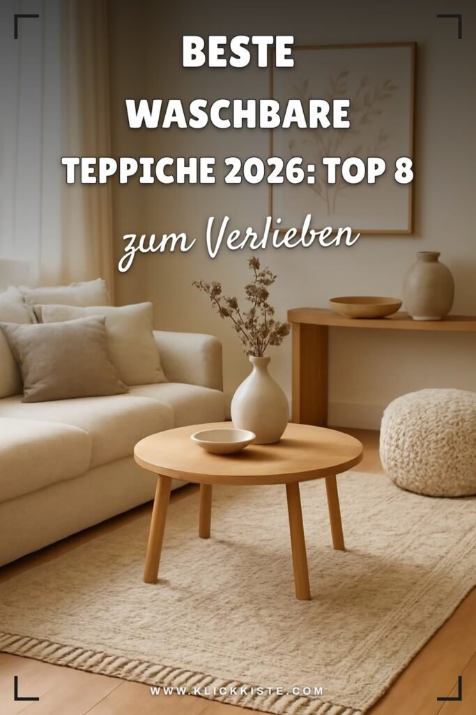 Beste waschbare Teppiche 2026: Top 8 für Allergiker + Familien