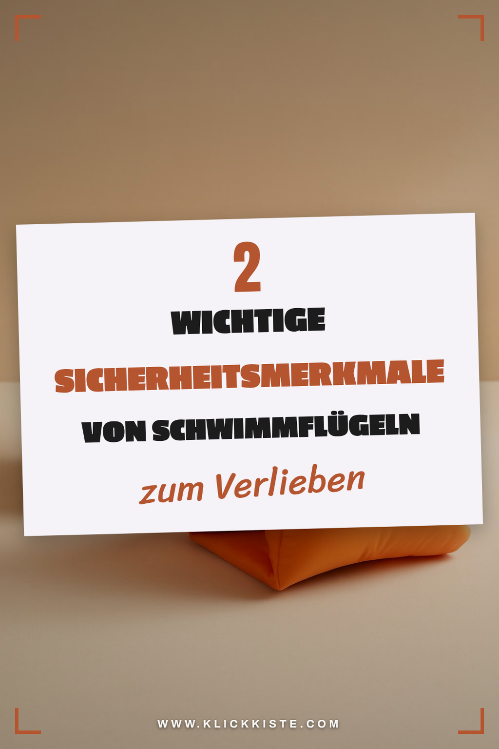 Sicherheitsmerkmale von Schwimmflügeln