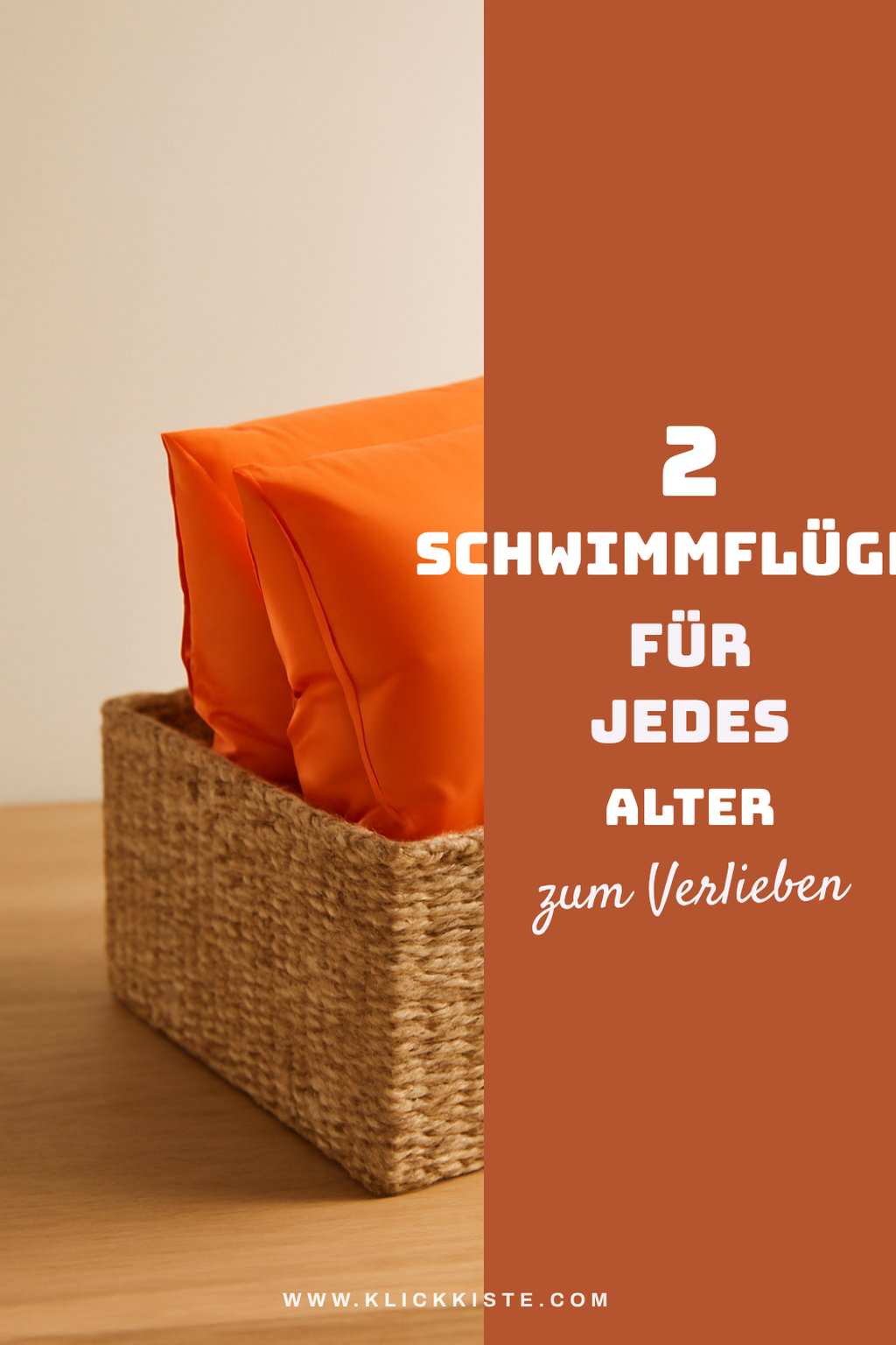 Schwimmflügel für verschiedene Altersgruppen