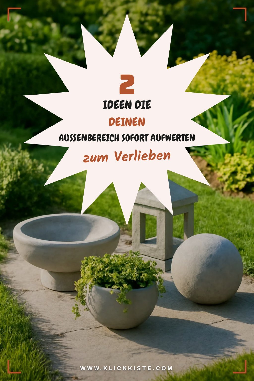 Diese 2 Beton Ideen bringen Stil in deinen Außenbereich