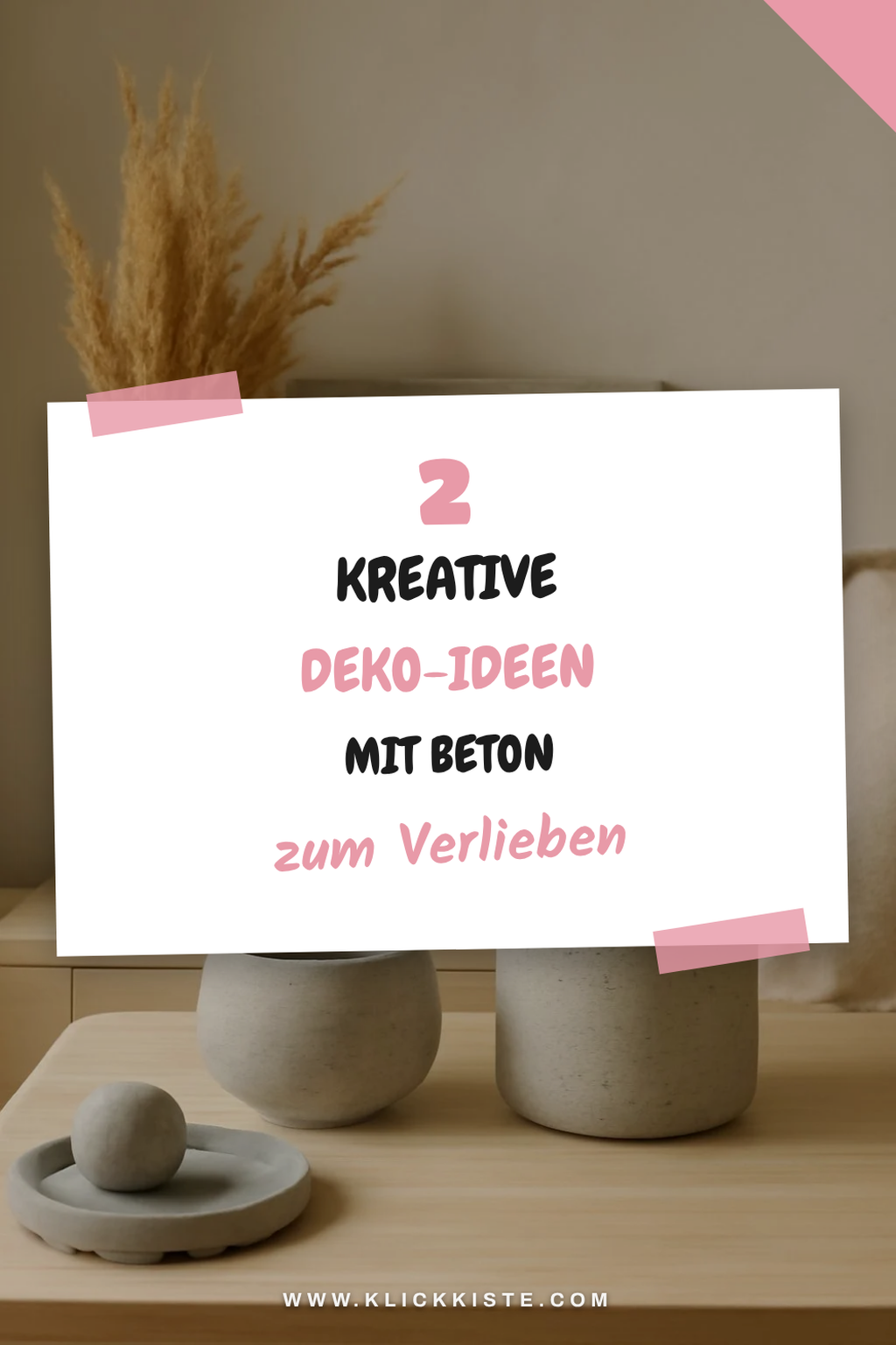 Moderne Beton Deko für dein Zuhause