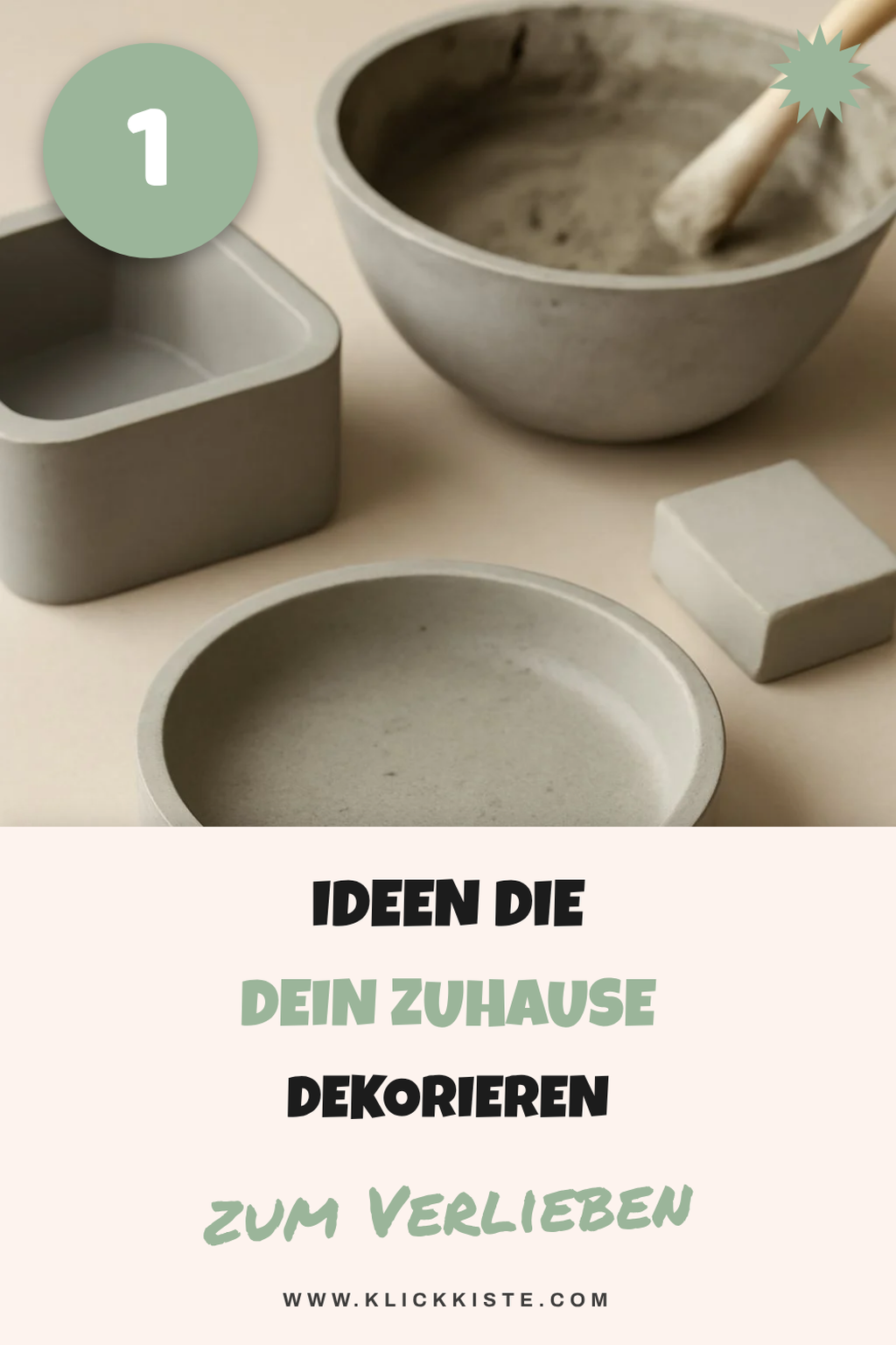 So gestaltest du kreative Beton Deko für dein Zuhause