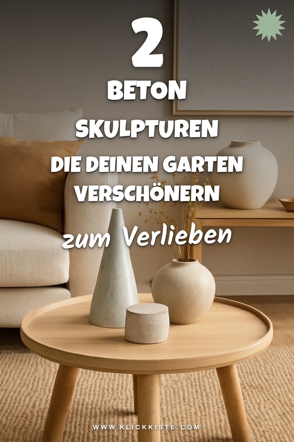 So machst du Beton Skulpturen für den Garten
