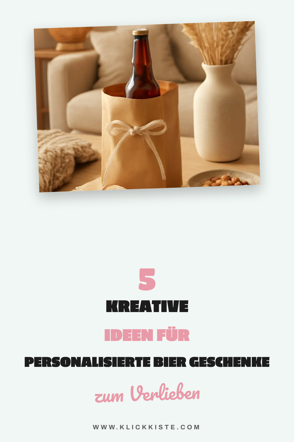 So personalisierst du dein Bier Geschenk