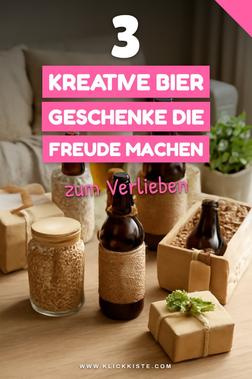 15 originelle Bier Geschenke selbst gemacht für jeden Anlass
