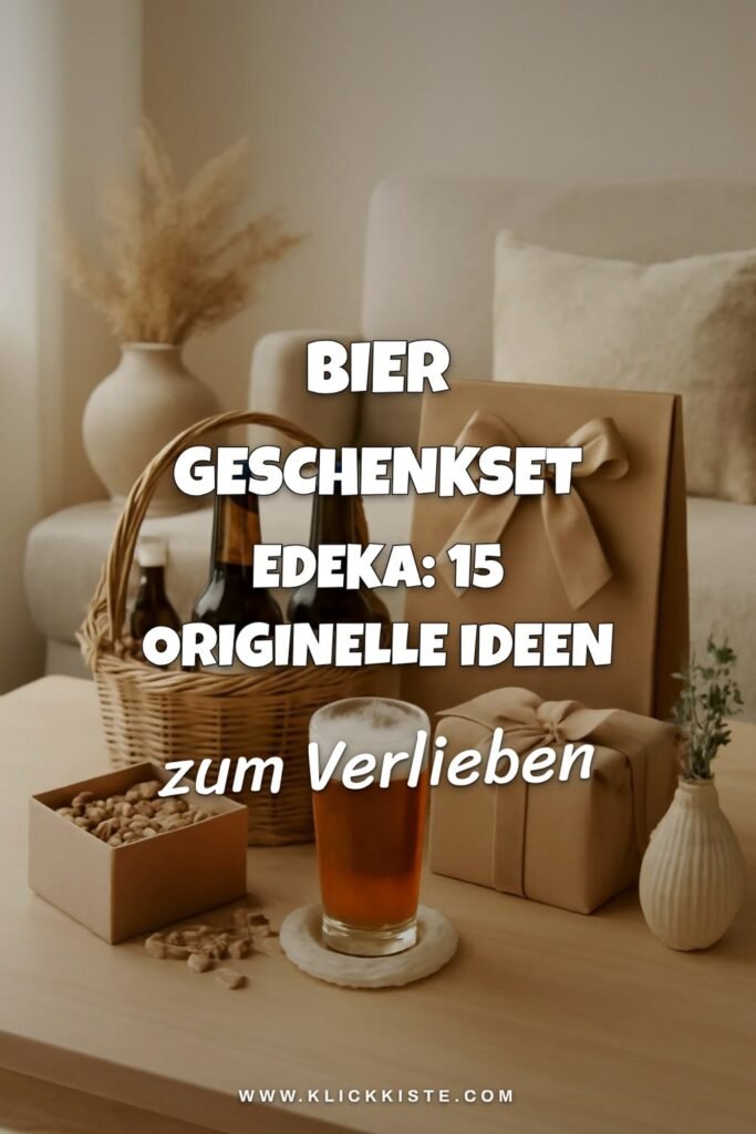 Bier Geschenkset Edeka: 15 originelle Ideen für 2026
