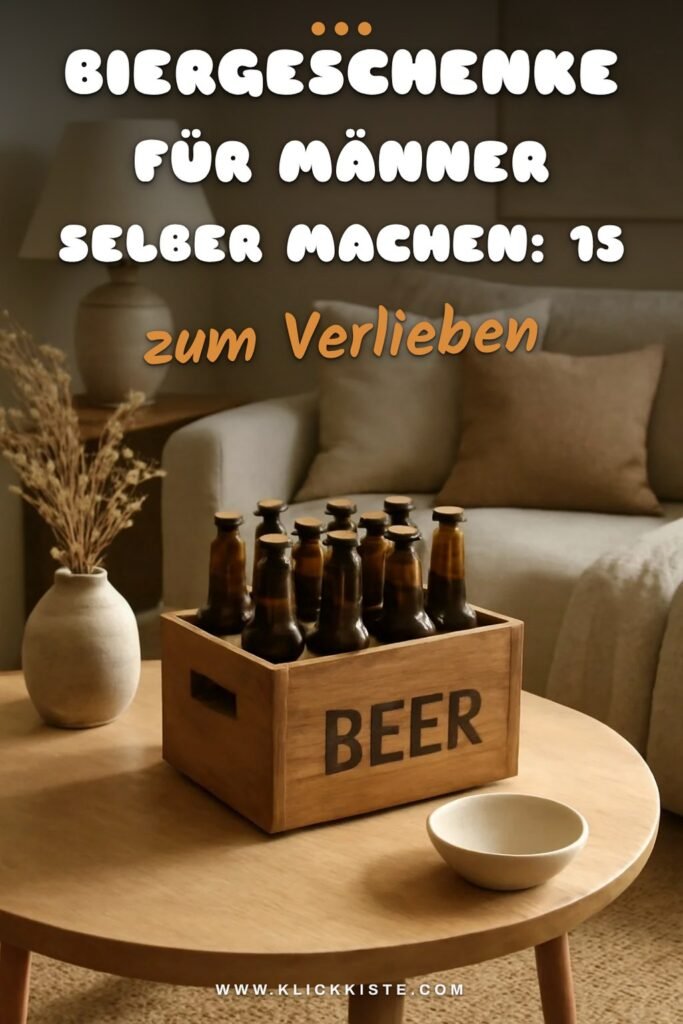 Biergeschenke für Männer Selber Machen: 15 originelle Ideen für 2026