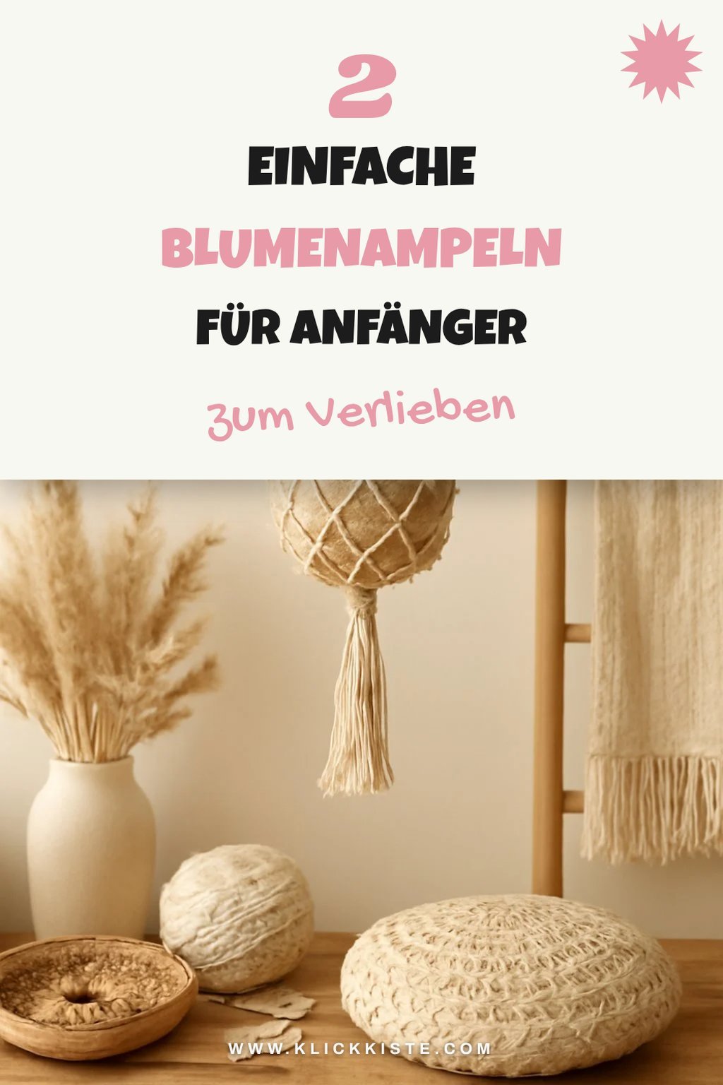Einfache Blumenampeln für Anfänger