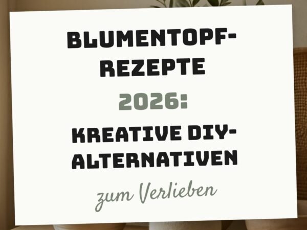 Blumentopf-Rezepte 2026: Kreative DIY-Alternativen
