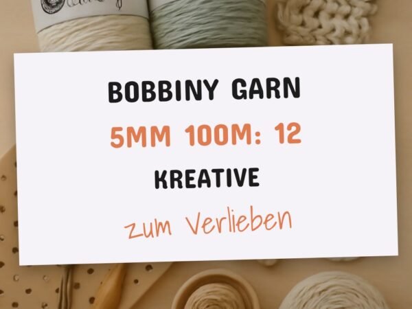 Bobbiny Garn 5mm 100m: 12 kreative Ideen zum Selbermachen