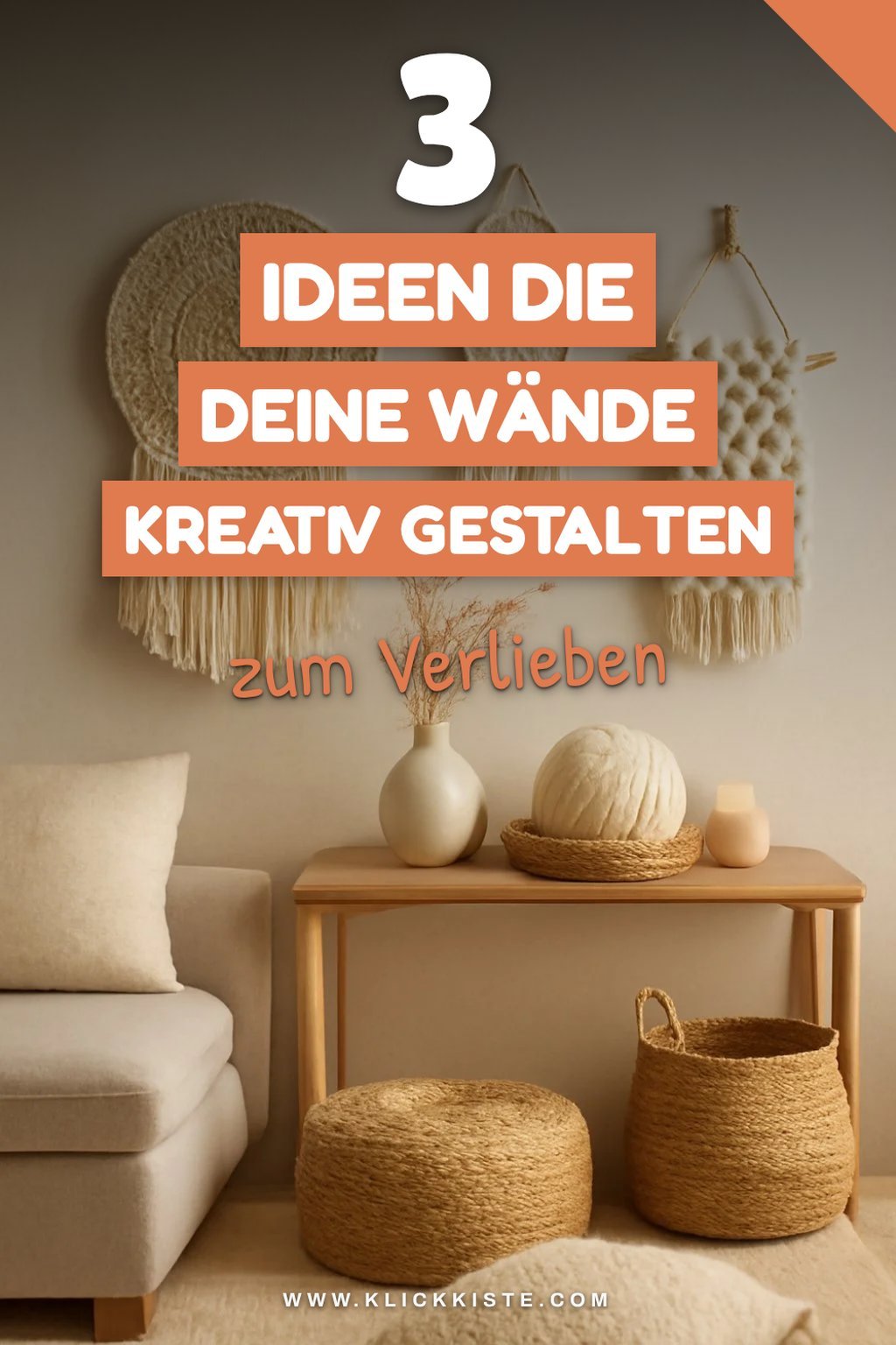So kreierst du coole Wanddekorationen mit Bobbiny Garn