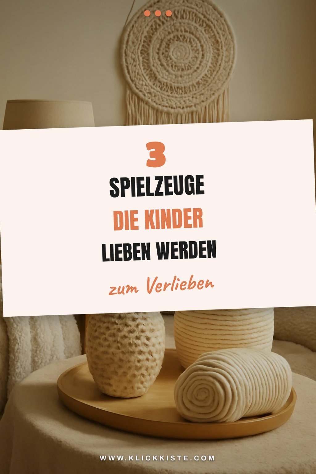 Kreative Spielzeuge aus Bobbiny Garn für Kinder