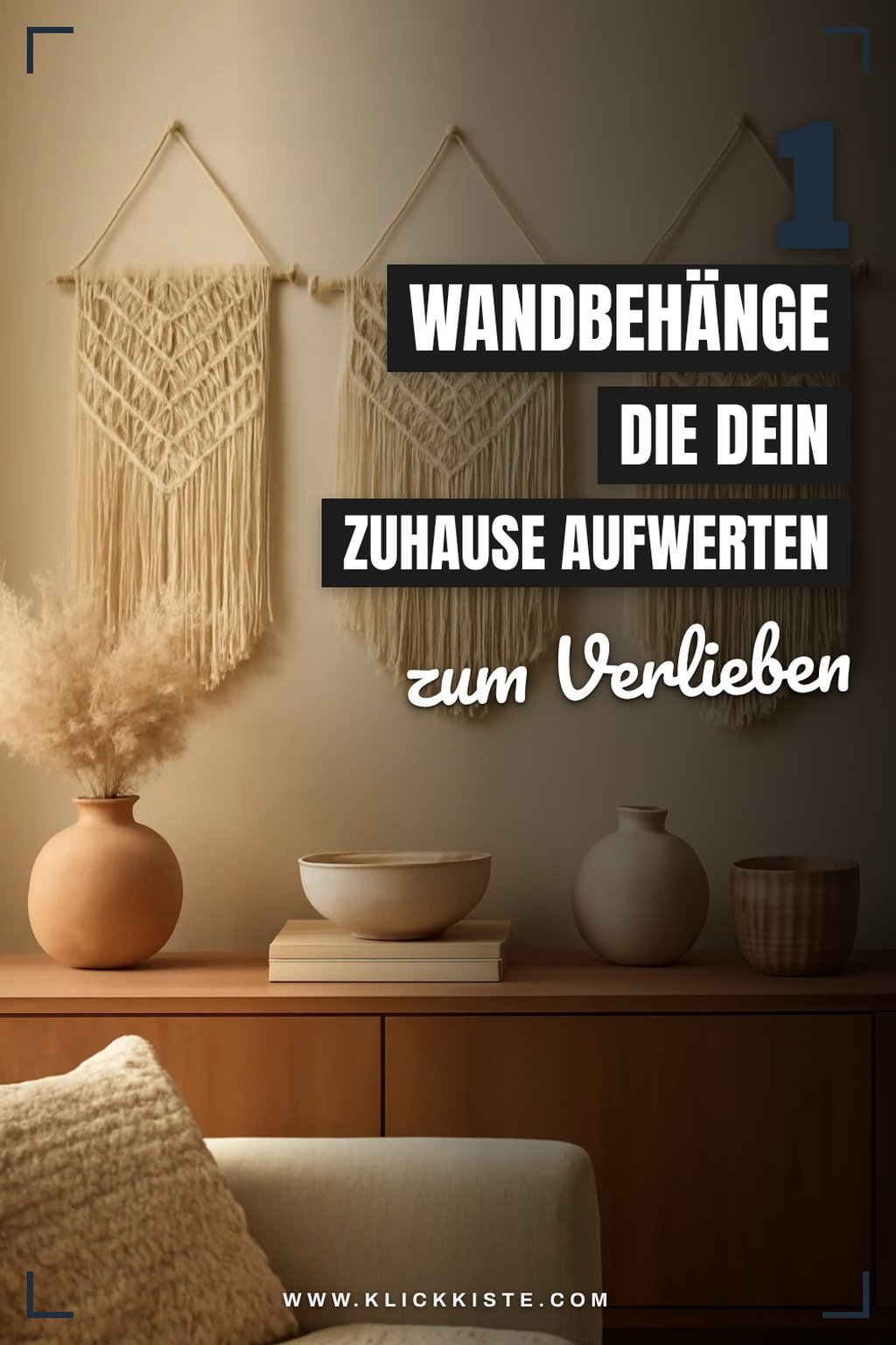 So kreierst du mit Bobbiny Garn 5mm beeindruckende Wandbehänge