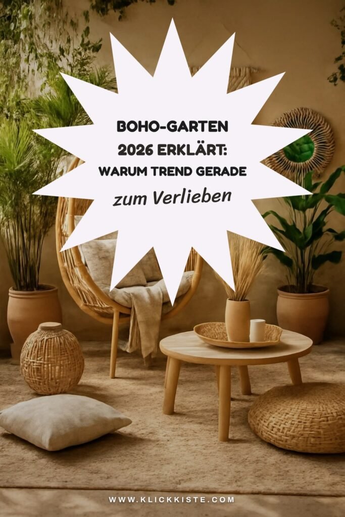 Boho-Garten 2026 erklärt: Warum der Trend gerade alle anspricht