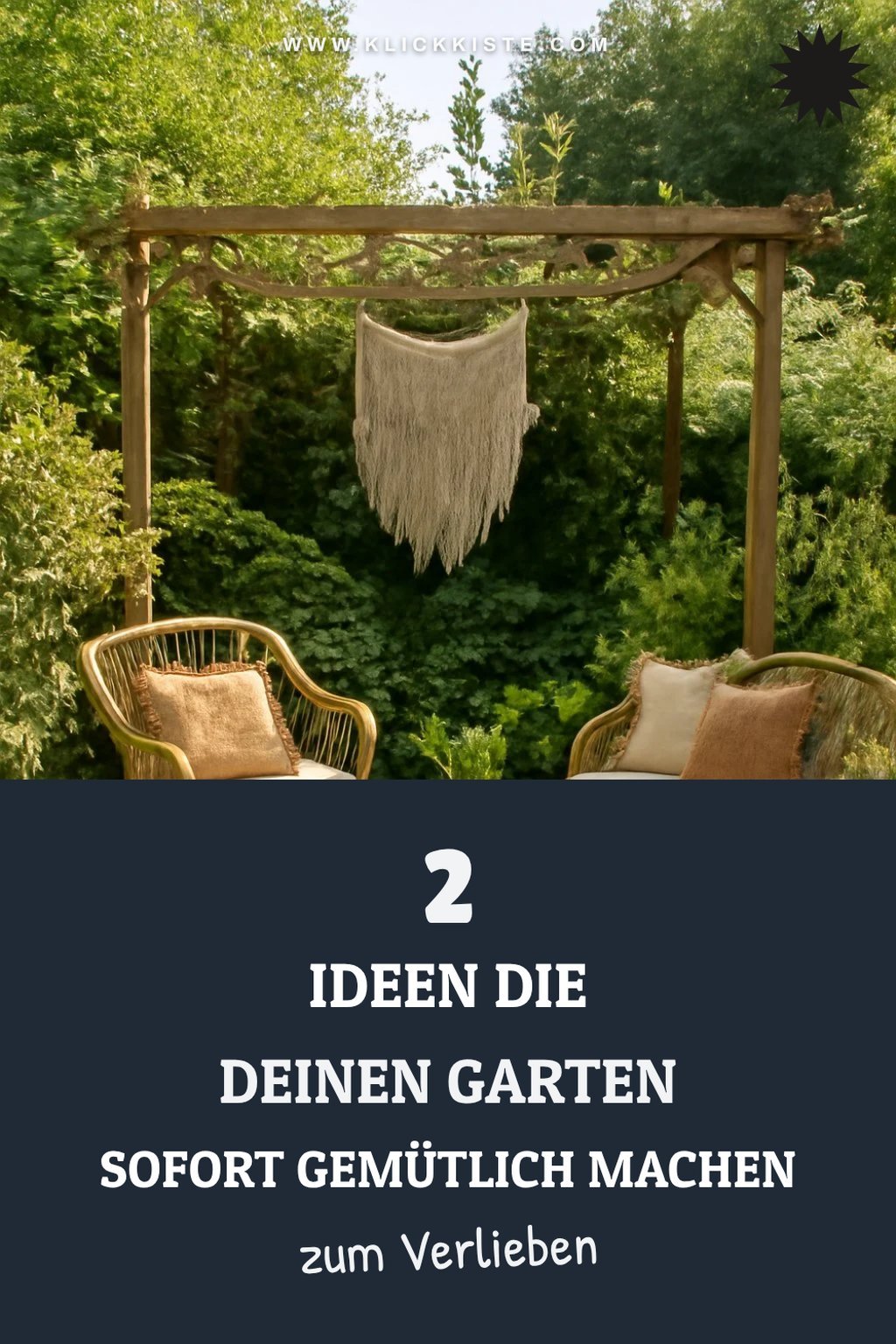 So verwandelst du deinen Garten in eine Boho-Oase