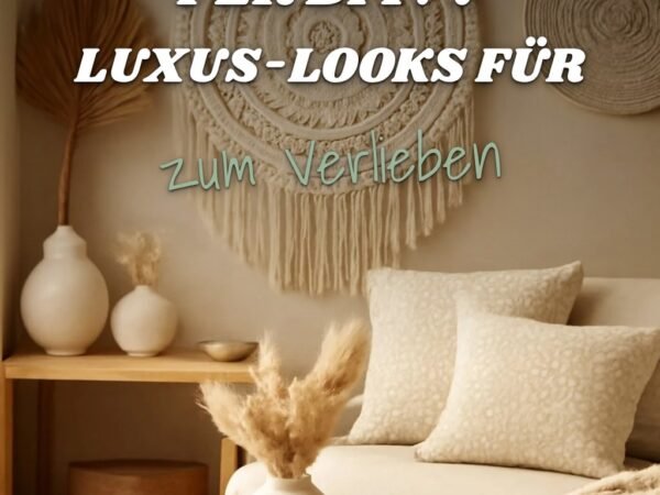 Boho-Luxe-Deko per DIY: 7 Luxus-Looks für dein Zuhause ohne viel Geld