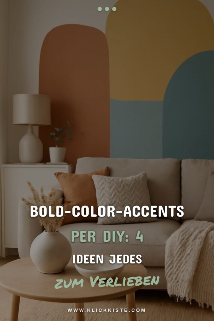 Bold-Color-Accents per DIY: 4 Ideen die jedes Zuhause aufwerten
