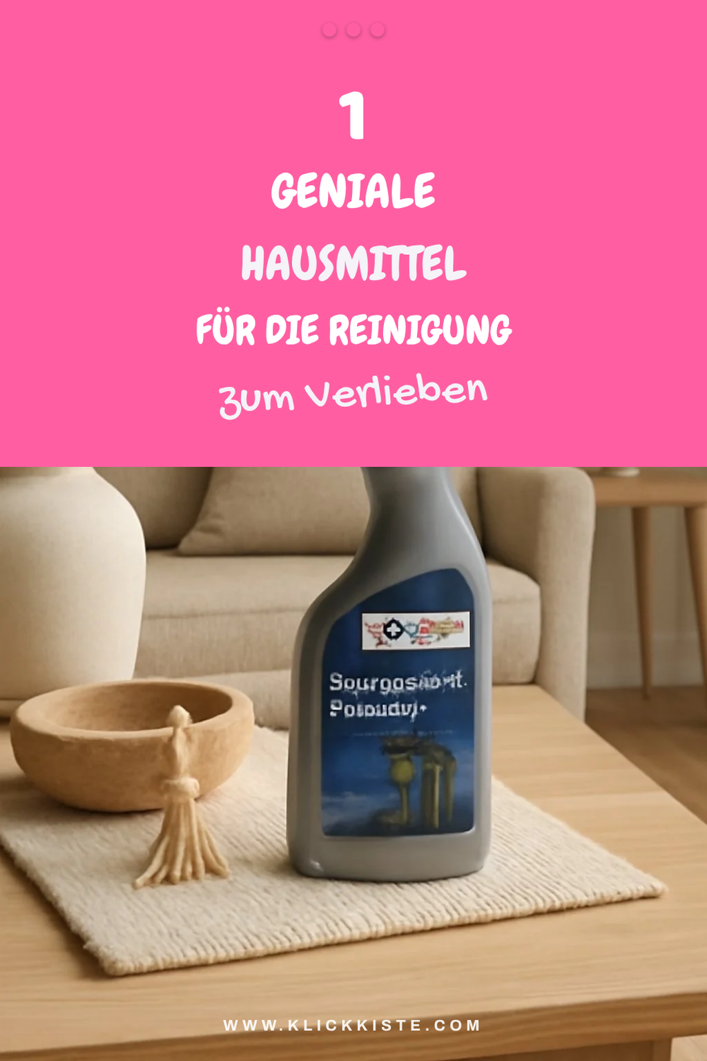 Natürliche Alternativen zur Reinigung