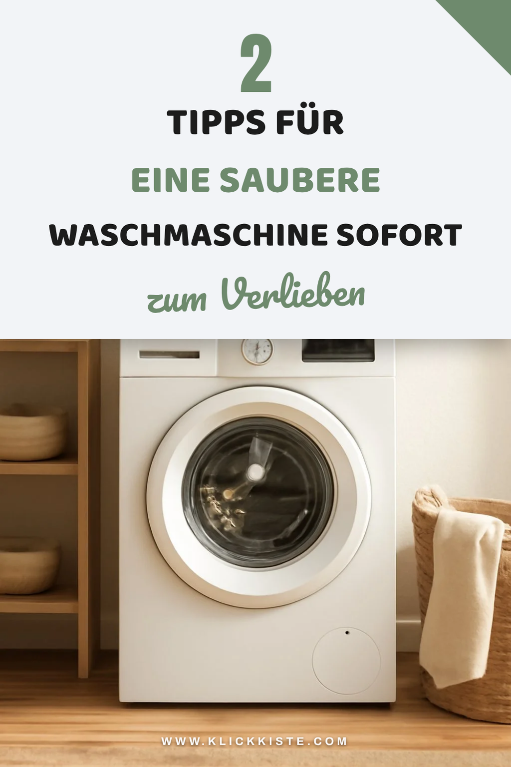 So hältst du deine Waschmaschine hygienisch sauber
