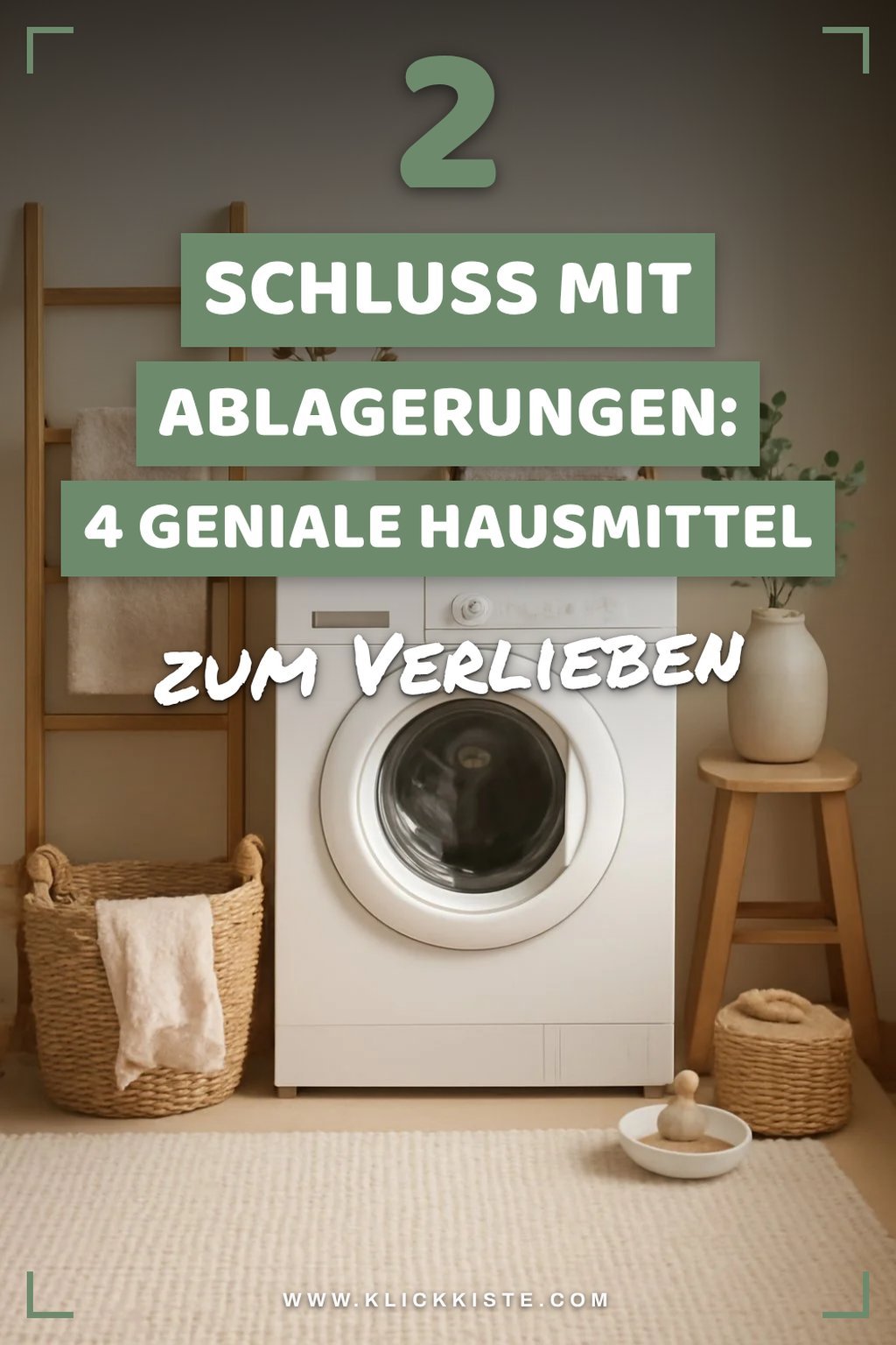 Die besten Hausmittel gegen Ablagerungen