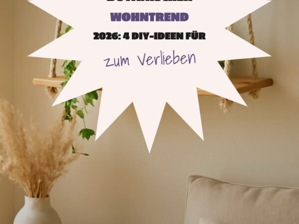 Botanischer Wohntrend 2026: 4 DIY-Ideen für deine grüne Oase