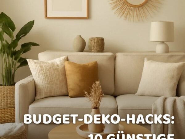 Budget-Deko-Hacks: 10 günstige Ideen mit großer Wirkung