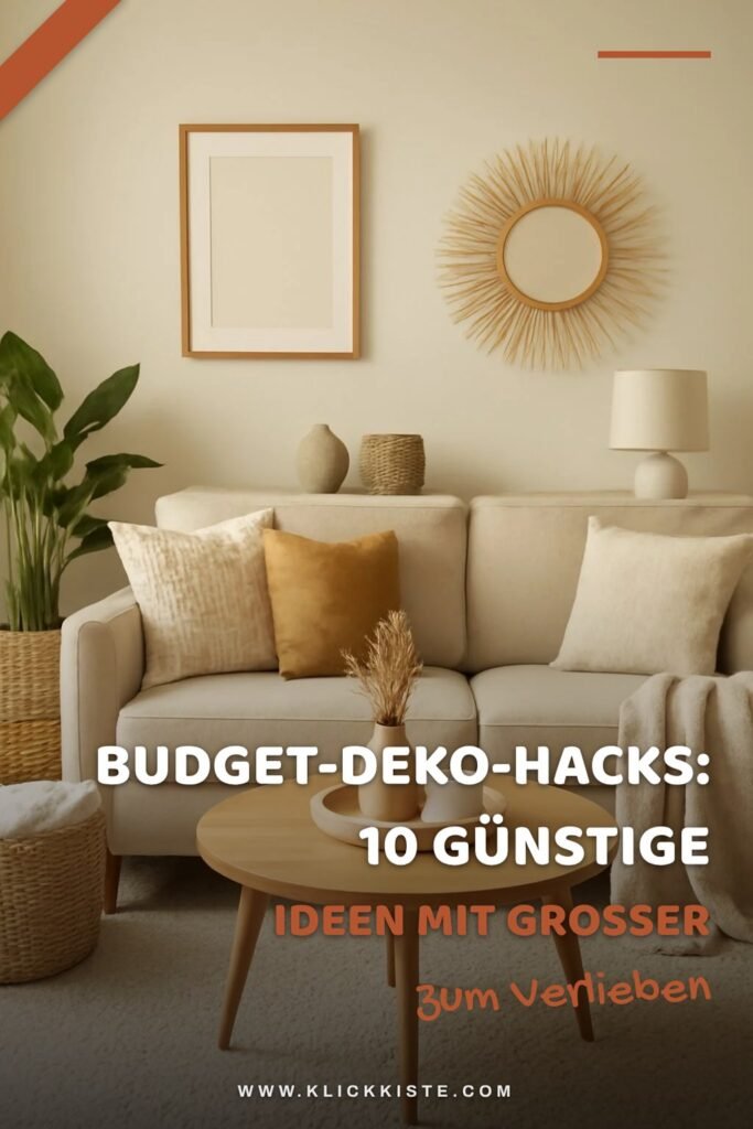 Budget-Deko-Hacks: 10 günstige Ideen mit großer Wirkung