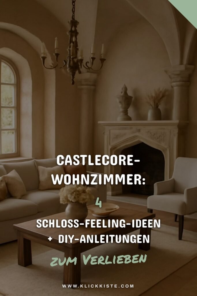 Castlecore-Wohnzimmer: 4 Schloss-Feeling-Ideen + DIY-Anleitungen