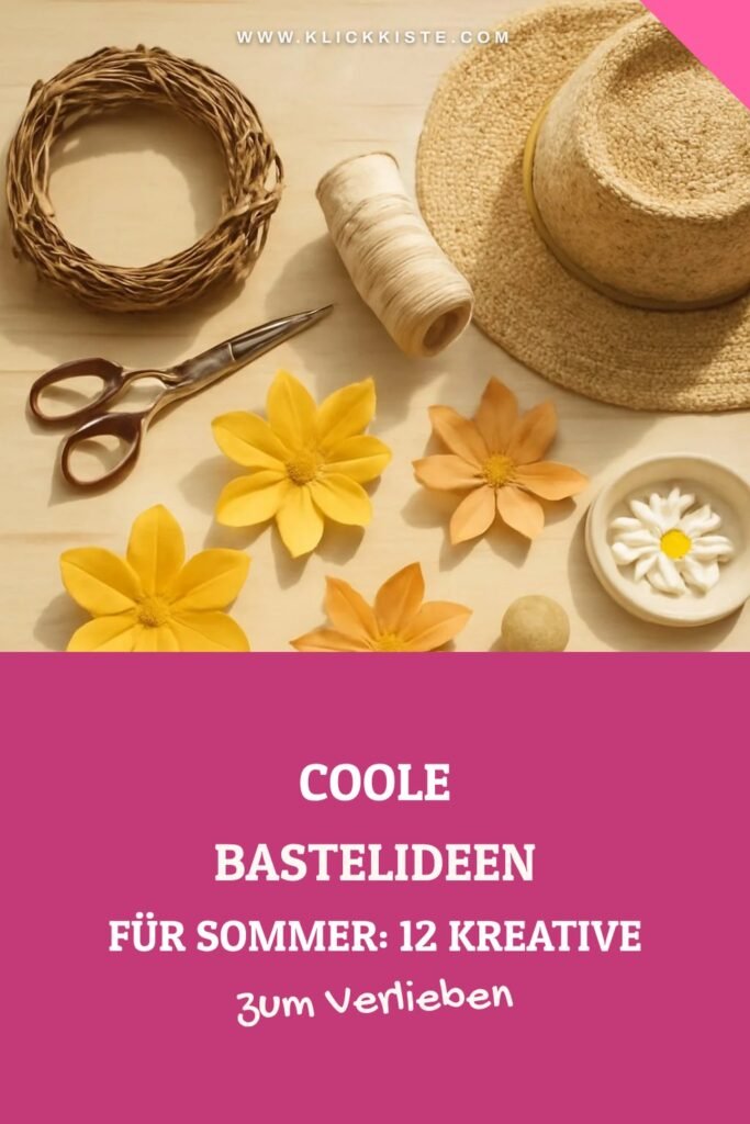 Coole Bastelideen für den Sommer: 12 kreative Ideen zum Selbermachen